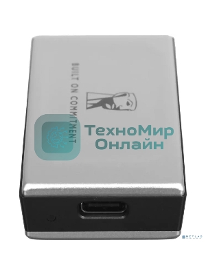 Внешний SSD Kingston XS2000, 1TB, USB 3.2 Gen 2x2 Type-C, R/W 2000/2000, серебристый