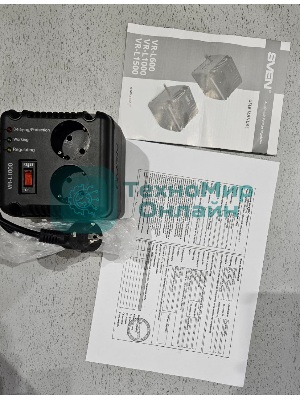 (Из ремонта, рабочий, гарантия 7 дней) Стабилизатор напряжения SVEN VR-L1000 SV-014872