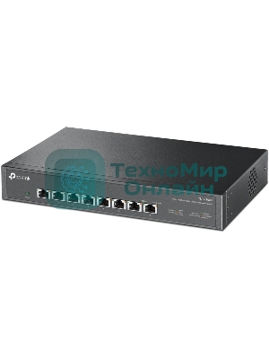 Коммутато TP-Link 8-port Desktop/Rackmount 10G Unmanaged Switch, 8 100/1G/2.5G/5G/10G RJ-45 ports,  1 Fan with intelligent speed control, 100-240 VAC, 50/60 Hz.
