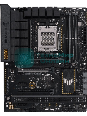Материнская плата ASUS TUF GAMING B650-PLUS, AM5, AMD B650, 4xDDR5, 4xSATA, 3xM.2, 1xPCI-E 4.0 x16, 1xPCI-E 4.0 x4, 2xPCI-E x1, 1xHDMI, 1xDP, 1x 2.5Gb LAN, 2xUSB-A 3.2 Gen 2, 1xUSB-A 3.2 Gen 2x2, 1xUSB-C 3.2 Gen 2, 5x3.5 мм, 7.1, ATX