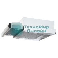 Вытяжка встраиваемая Elikor Интегра 60П-400-В2Л белый, 60 см, 400 куб. м/ч, 55 дБ