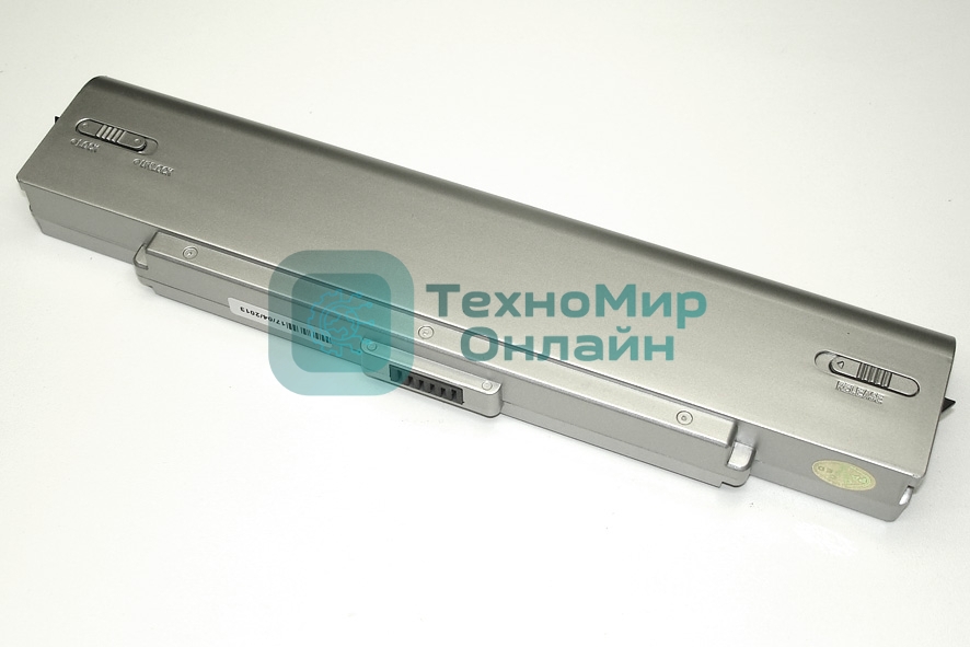 Аккумуляторная батарея для ноутбука Sony Vaio VGN-FE VGN-FS (VGP-BPS2) 11.1V 5200mAh OEM серебристая