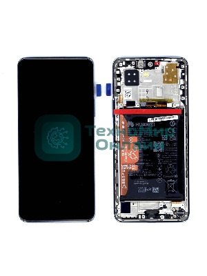 Дисплей для Huawei Nova 9 SE в сборе с тачскрином, панелью и аккумулятором (SP 02354UWB), синий