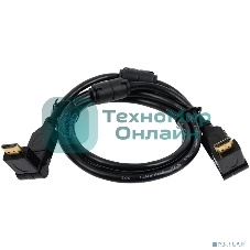 Кабель Rexant (17-6204-3) ШнурHDMI - HDMIgold2Мс фильтрамиугловой 360°
