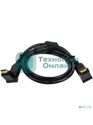 Кабель Rexant (17-6204-3) ШнурHDMI - HDMIgold2Мс фильтрамиугловой 360°