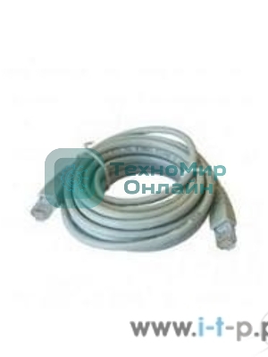 Коммутационный шнур Комм шнур, UTP, кат 5e, 7.5 м с RJ45 серый