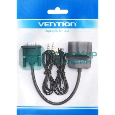 Мультимедиа конвертер Vention VGA + аудио > HDMI, гибкий, черный