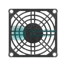 Решетка для вентилятора 70x70 ExeGate EG-070PSB (70x70 мм, пластиковая, квадратная, черная)