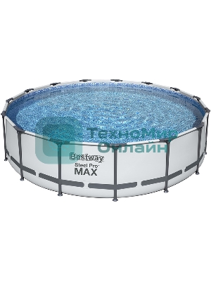 Каркасный бассейн Bestway Steel Pro Max (полный комплект) 457x107 см, 14970 л, Bestway 56488