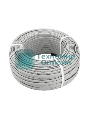 Кабель греющий (нагревательный) саморегулирующийся SRL30-2, неэкранированный, 30Вт/м, 0,9мм2/55м, бухта 100м Rexant