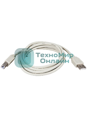 Кабель USB Rexant (шт. USB B - шт. USB A) 3 метра, серый