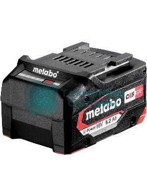 Батарея аккумуляторная Metabo 625028000 18В 5.2А·ч Li-Ion