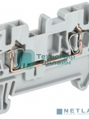 Клемма пружинная КПИ 2в-2.5 31А сер. IEK YZN11-002-K03