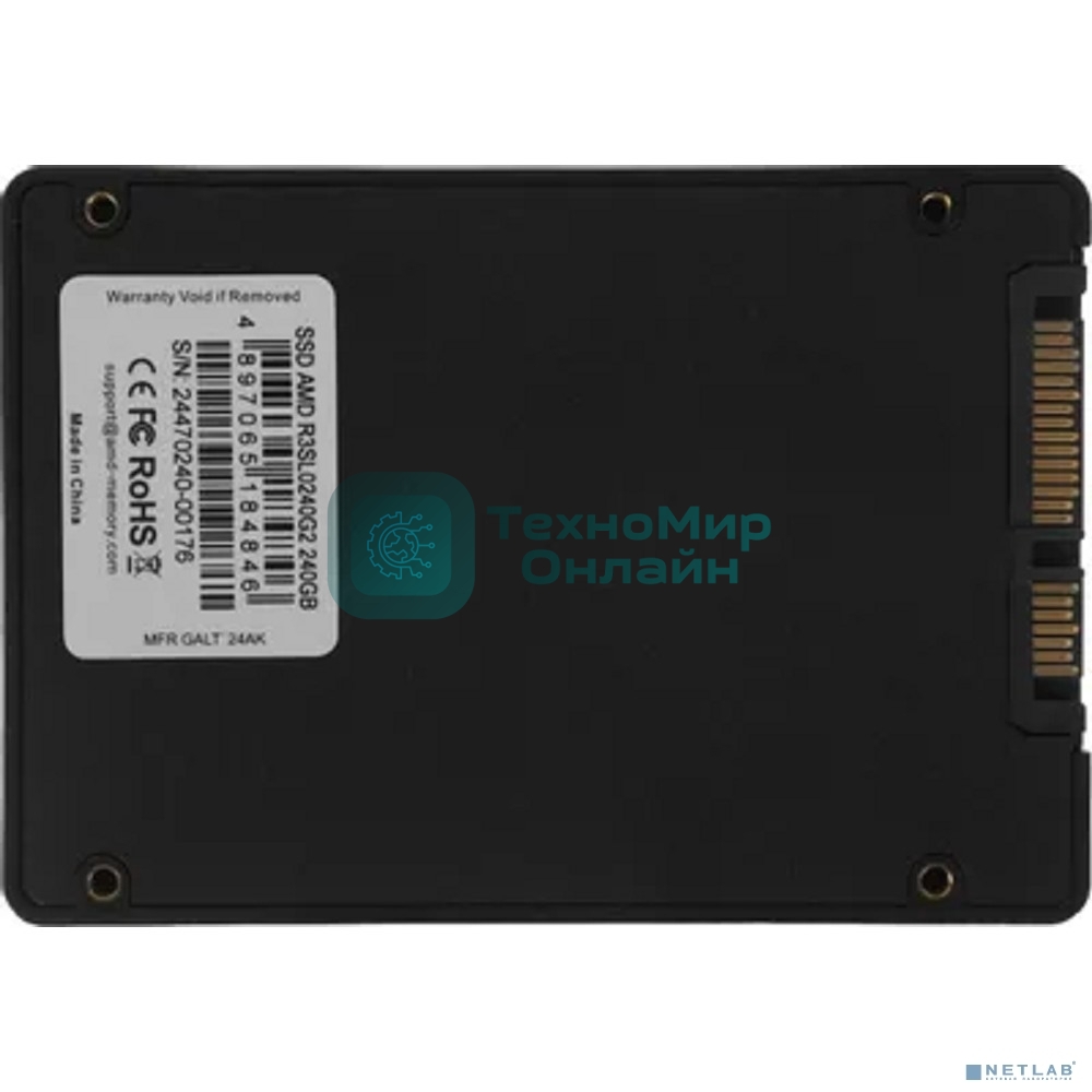 Накопитель SSD AMD Radeon R3SL0240G2, 240Gb, 2.5
