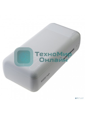 Портативный аккумулятор Perfeo (PF_E2096) - 30000 mAh, белый