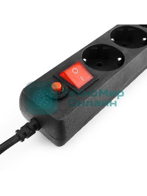 Сетевой фильтр Гарнизон EHB-0 0,5 м 6 розеток черный для UPS