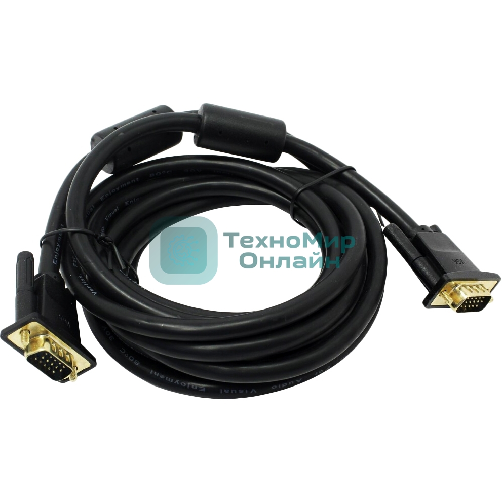 Кабель Vention VGA 15M/15M с 2 ферритовыми фильтрами - 3 м