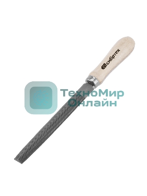 Напильник Сибртех,150 мм,полукруглый,деревянная ручка