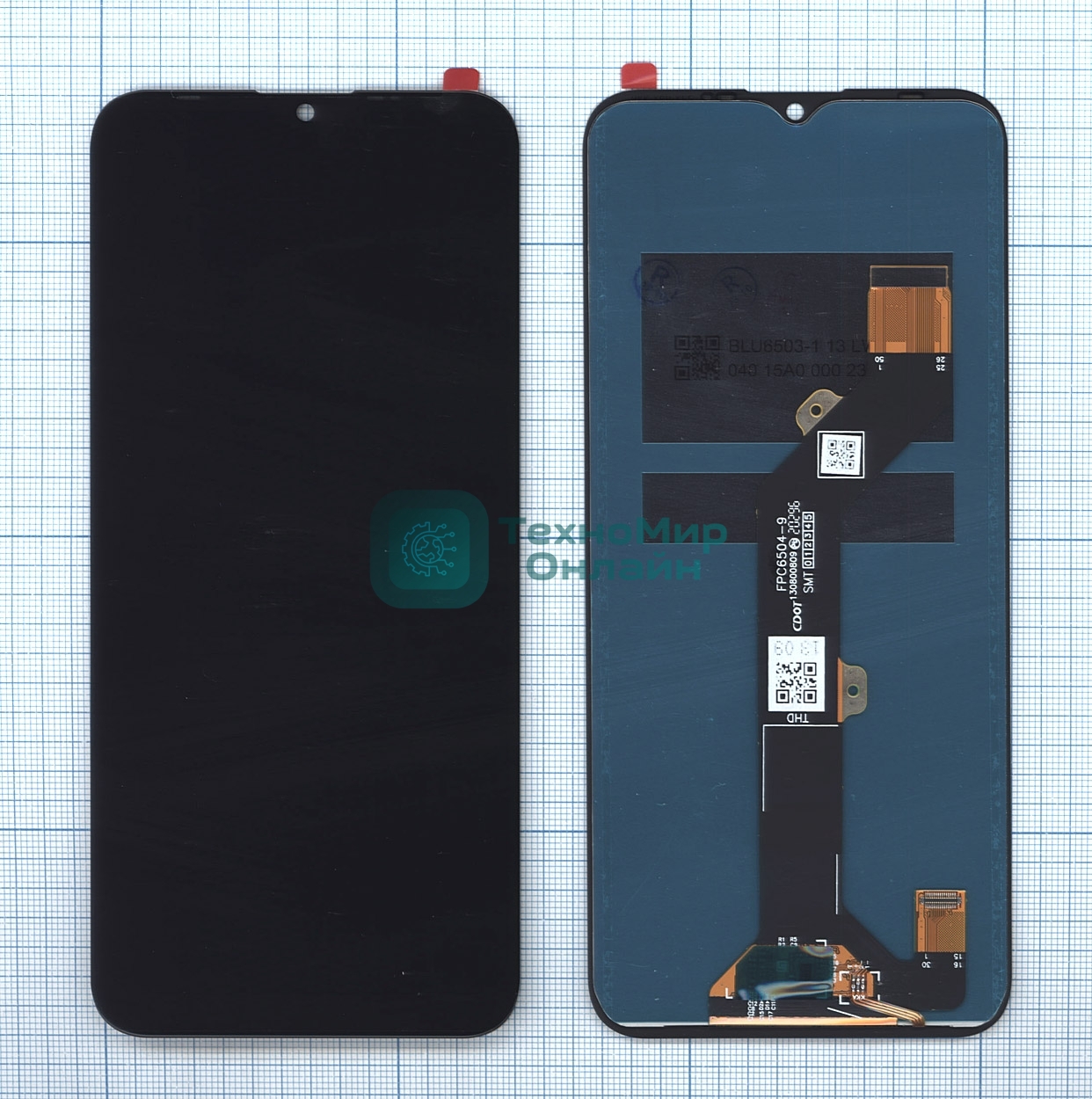 Дисплей для Tecno Spark 6 Go черный