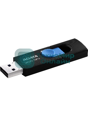 Флешка USB ADATA UV320 (AUV320-128G-RBKBL), 128Gb, USB 3.2, R/W 100/30, черный/голубой