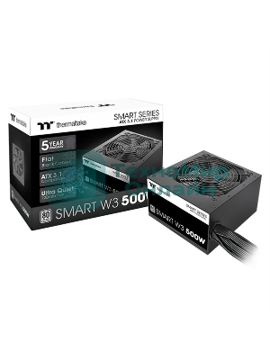 Блок питания Thermaltake Smart RGb 500W (PS-SPW-0500NNFAWE-1), 500Вт, 80 PLUS, 120мм, черный