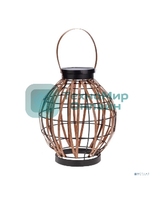 Светильник садовый Rexant Бамбук, 29,5 см, 3000К, встроенный аккумулятор, солнечная панель, коллекция Бали