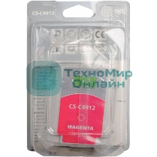Картридж струйный Cactus CS-C4912 №82 пурпурный (72 мл) для HP Design Jet 500/800C