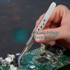 Пинцет изогнутый Rexant узкий 120 мм Airy (блистер)