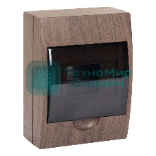 Щит ЩРН-П-6 IP41 темное дерево PROxima EKF pb40-n-6-dark
