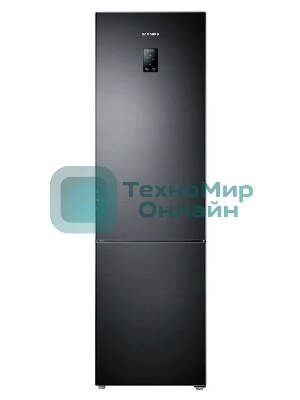 Холодильник Samsung RB37A5291B1 графит двухкамерный 269/98л морозилка снизу, No Frost