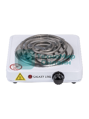 Плита настольная электрическая Galaxy Line GL 3003, белый, электрическая, 1000 Вт