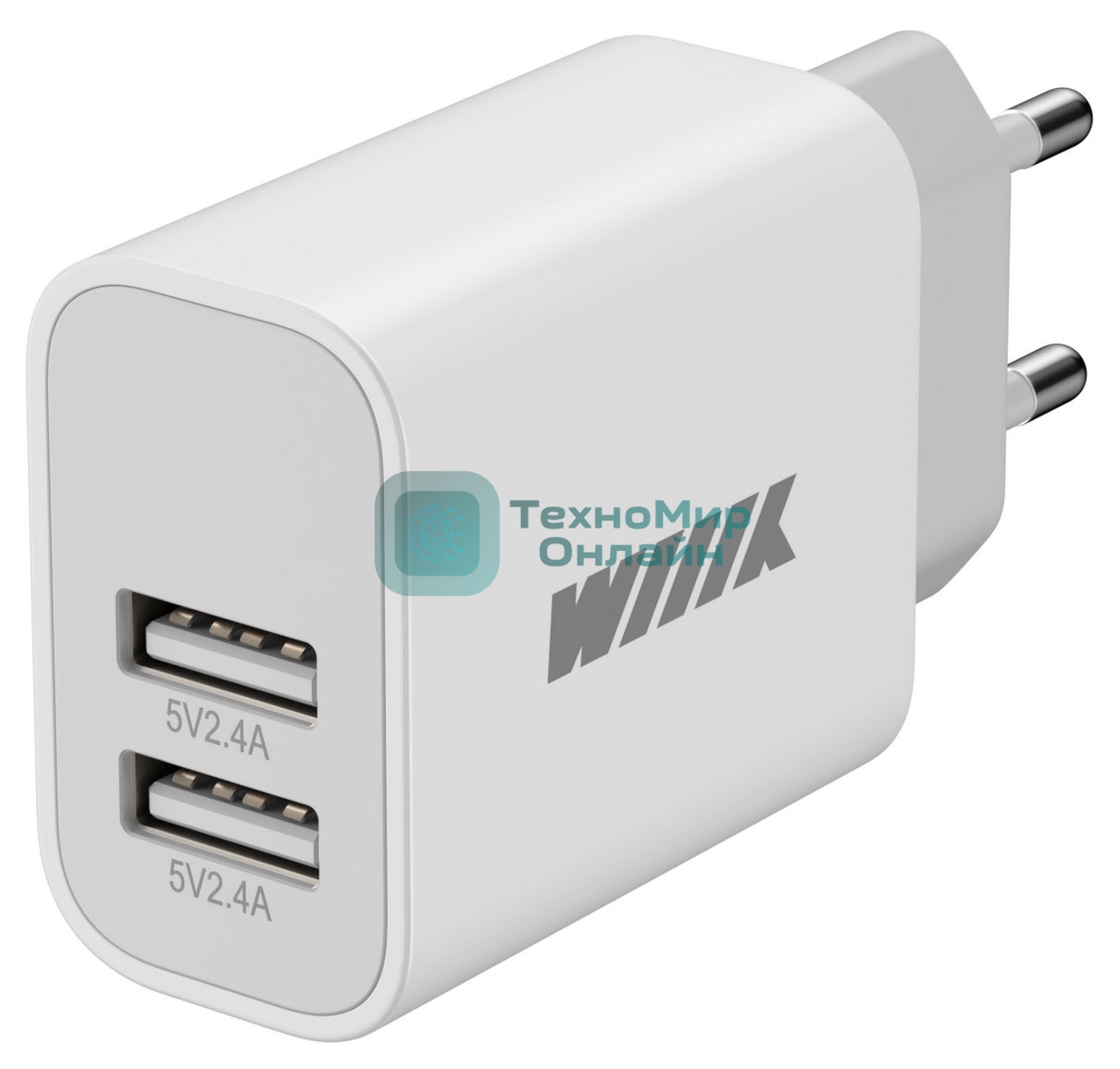 Сетевое зар./устр. Wiiix UNN-1-2-04-W 2A+2A белый