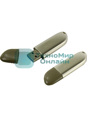 Флешка USB Netac U352 (NT03U352N-064G-20PN), 64Gb, USB 2.0, R/W 50/15, серебристый