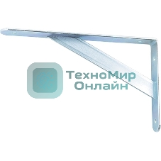 Кронштейн усиленный Сибртех 300 х 200 х 30 х 4 мм, оцинкованный