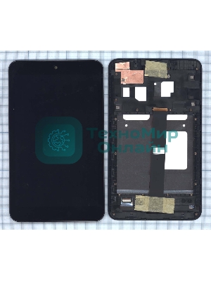 Модуль (матрица + тачскрин) для Asus MeMo Pad 8 ME181 ME181C черный с рамкой