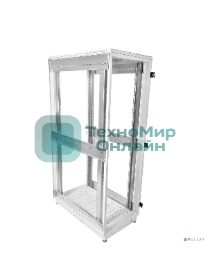 Шкаф телекоммуникационный напольный 42U (600x600) дверь металл (3 места), ШТК-М-42.6.6-3ААА
