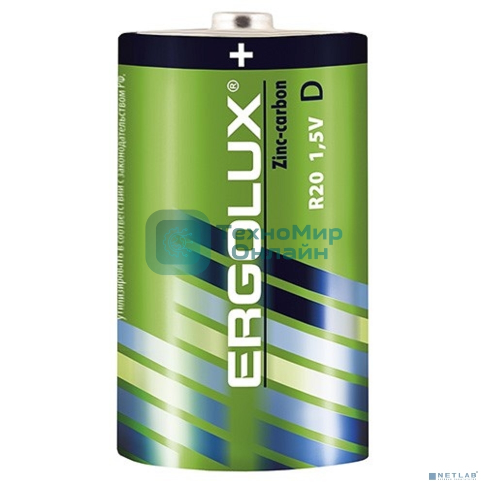 Элемент питания солевой R20 SR2 R20SR2 1.5В (уп.2шт.)