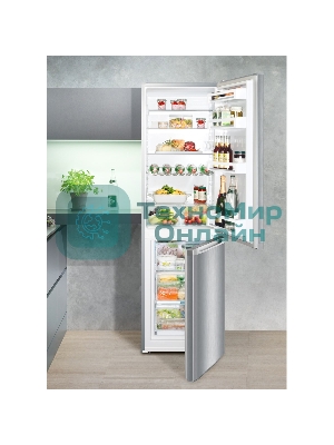 Холодильник Liebherr CUELE 3331-26 001 серебристый двухкамерный 212/84л морозилка снизу