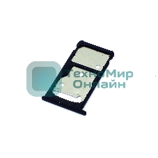 Лоток для SIM-карты Huawei Y7 Prime 2017 черный