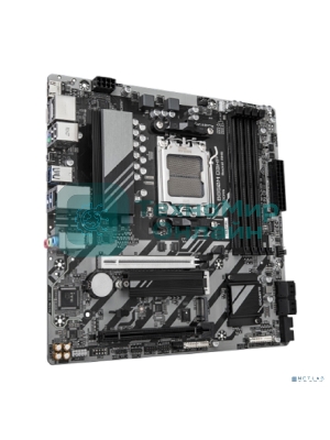 Материнская плата Gigabyte B850M D3HP, AM5, AMD B850, 4xDDR5, 4xSATA, 2xM.2, 1xPCIe 5.0 x16, 1xPCIe 3.0 x4, 1xHDMI, 2xDP, 1x 1Gb LAN, 3xUSB-A 3.2 Gen 1, 2xUSB-A 2.0, 1xUSB-C 3.2 Gen 1, 3x3.5 мм, 7.1, mATX