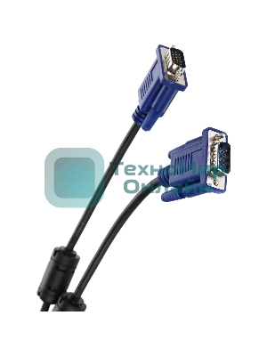 Кабель соединительный SVGA (15M/M) 3 м 2 фильтра TV-COM QCG120H-3M