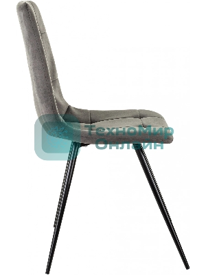 Стул для дома Бюрократ CH-K1_4 комплект 4 шт т. серый Holland 18 металл черный на ножках