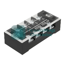 Блок зажимов клеммный Rexant БЗН ТВ-2504 2,5мм2 25A 4 пары