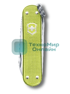 Нож перочинный Victorinox Classic Lime Twist (0.6221.241G) 58мм 7 функций карт.коробка