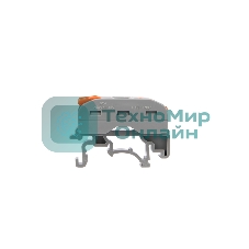 Клемма СМК Rexant 222-423D проходная 3-полюсная, с креплением на DIN-рейку (0,08-4 мм²), серый (5 шт./уп.)