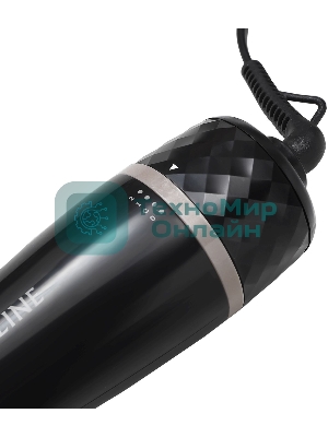 Фен-расческа Galaxy Line GL 4407 черный, 1200 Вт