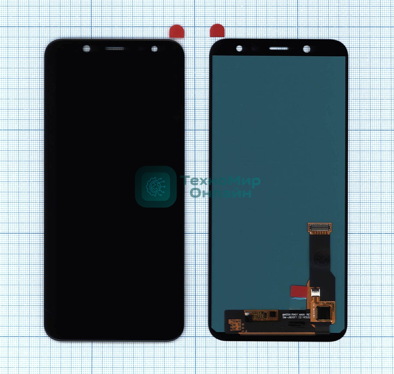 Дисплей для Samsung Galaxy A6 (2018) SM-A600F в сборе с тачскрином (OLED) черный