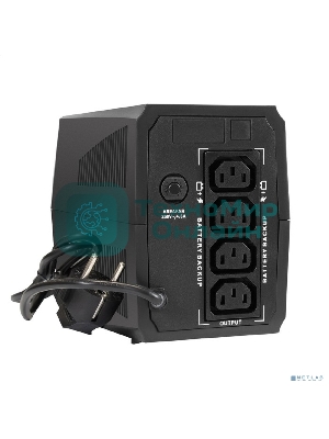 Источник бесперебойного питания ExeGate SpecialPro UNB-500.LED.AVR.4C13 500VA/300W, LED, AVR, 4*C13, черный