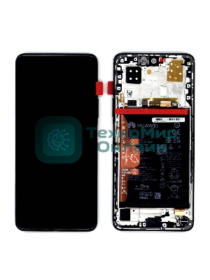 Дисплей для Huawei Nova 9 SE в сборе с тачскрином, панелью и аккумулятором (SP 02354UVY), черный