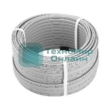 Кабель греющий (нагревательный) саморегулирующийся Rexant SRL24-2, неэкранированный, 24Вт/м, 0,9мм2/70м, бухта 50м